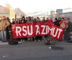 Lavoratori Azimut in sciopero