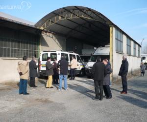 La protezione civile va in via Sordi