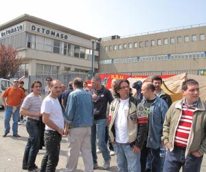I lavoratori De Tomaso tornano a protestare