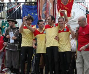 Borgata Lesna vince il 29° palio della gru, Gerbido secondo, Paradiso terzo