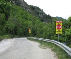 Allerta frane, via Nuova di nuovo chiusa al traffico