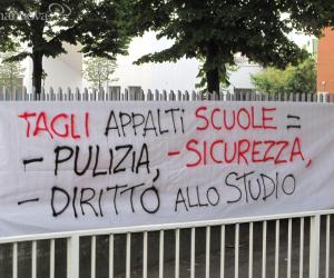 In agitazione gli addetti alle pulizie della scuola King