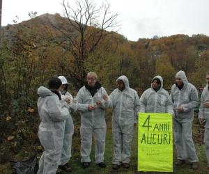Compleanno polemico per la discarica