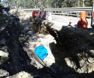 Frana nel cantiere: operaio in coma al Cto