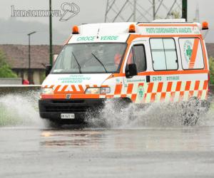 Frontale all'alba tra San Gillio e Druento