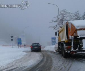 Neve: viabilità in tilt sulle strade olimpiche