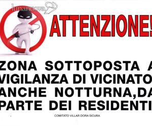 Cartelli ai cancelli e presidio notturno per battere i ladri