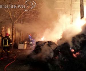 Un Capodanno di fuoco per la cascina Pia