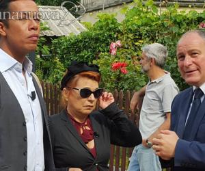 Syusy Blady al Villaggio Leumann per il nuovo programma di Raiuno