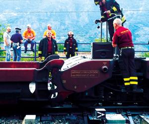 Il convoglio Modalhor prende fuoco: allarme alla stazione di Meana 