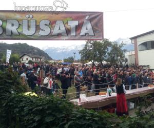 Villarfocchiardo: folla da record, in fumo 16 quintali di caldarroste