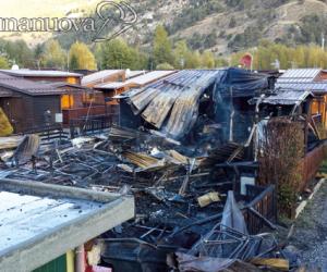 Oulx: in fiamme il campeggio Pra Long, distrutti sei bungalow