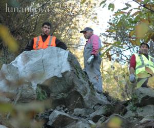 Villarfocchiardo: cinque cariche per mettere in sicurezza la frana di Banda