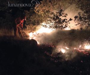 Susa-Bussoleno: ancora fiamme sulla montagna