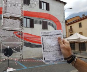 "WallSusa" a Bussoleno: multa ai No Tav per il murales d'artista