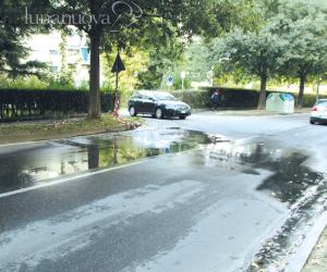 Collegno, una sorgente a Villaggio Dora: colpa di un tombino rotto da tre settimane