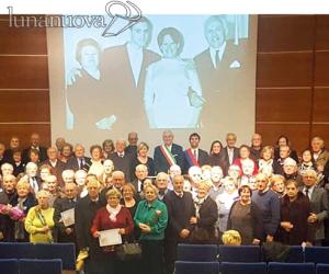 Rivoli, la Città festeggia le coppie d'oro