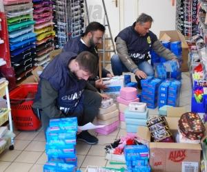 Avigliana, sequestrati 122mila articoli potenzialmente pericolosi