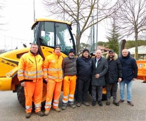 Da valle e cintura una pala antineve per Valfornace