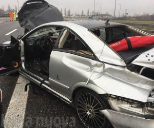 Rivoli: schianto in tangenziale, un ferito
