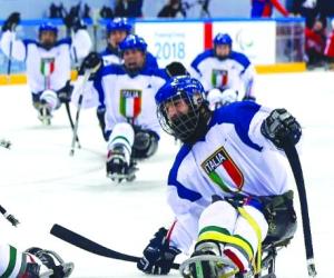 Sledge-hockey a PyeongChang: un piossaschese fa gol ai mostri americani