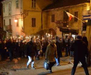Alpignano: in tanti alla fiaccolata per i martiri del Maiolo