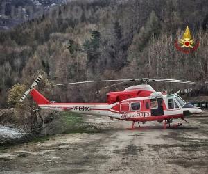 Migrante stremato nella neve, salvato con l'elicottero a Bardonecchia