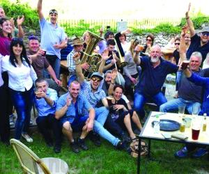 San Giorio, il Conte è vivo e brinda con i figuranti al castello