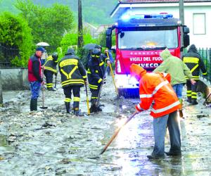 Un fiume di fango dalla montagna a Bussoleno e Villarfocchiardo
