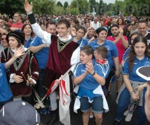 Grugliasco, dopo la pioggia spunta il sole di Santa Maria
