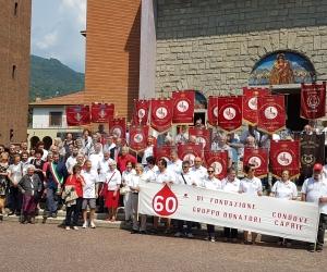 Condove: 60 anni di donazioni, festa Fidas in piazza