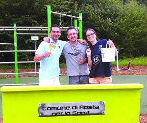 Rosta, la palestra all'aperto ricorderà i talenti locali