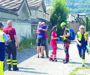 Orsiera: disperso, ritrovato vivo e senza un graffio