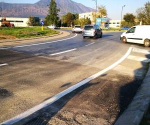Avigliana, sulla rotatoria circolazione di nuovo normale