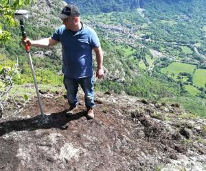 Daniele, lo scopritore di capisaldi a Novalesa