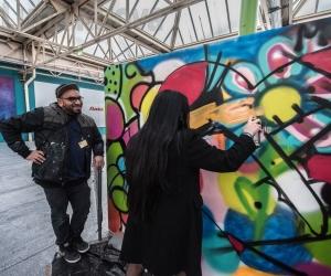 Grugliasco, non solo "vasche" alle Gru: rap e street art per i ragazzi