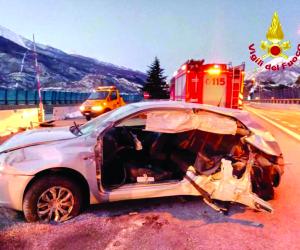 Quattro feriti nello scontro sull'Autofrejus a Mompantero