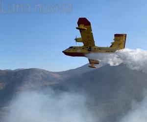 Giaveno, due giorni di lotta col fuoco in borgata Roccette