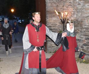 Adelaide, l'emozione vien di notte a Susa