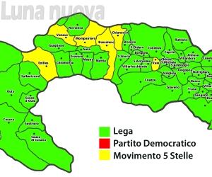 Europee 2019: una marea verde avvolge valli e cintura