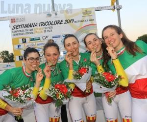 Italiani Allieve: Martina Sanfilippo trionfa nell'inseguimento a squadre