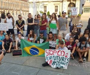 Buttigliera, David ed Erika portano in città il ‘movimento verde’ di Greta