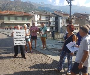 Bussoleno: tre petizioni per riavere la fontana in piazza della Forca