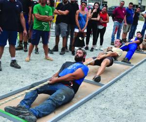 Birra in festa, tutti i volti dei tiratori alla fune