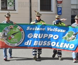 Penne nere da tutto il Piemonte per i 90 del Gruppo di Bussoleno