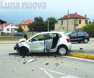 Bussoleno, un altro incidente al bivio Baroni
