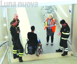 Disabile prigioniero in stazione a Bussoleno