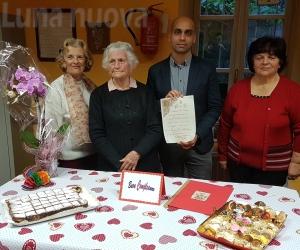 Borgone: Anziani in festa per i 95 anni di nonna Bruna