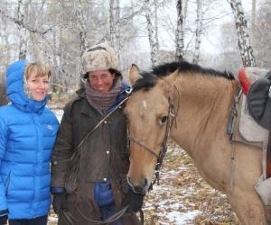 Caprie: Paola Giacomini, una "freccia di pace" a cavallo