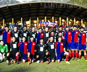 Amichevole benefica Venaus-Union Bussoleno Bruzolo: il calcio comincia a scongelarsi